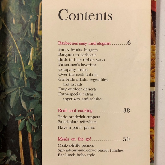 1963 Better Homes & Gardens BARBECUES AND PICNICS (Hardcover) - Picture 4 of 8